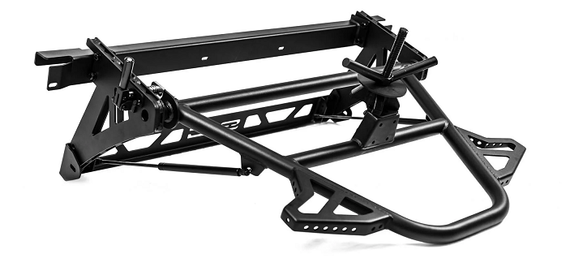 DV8 Offroad Adjustable In-Bed Spare Tire Carrier for '20+ Jeep Gladiator JT