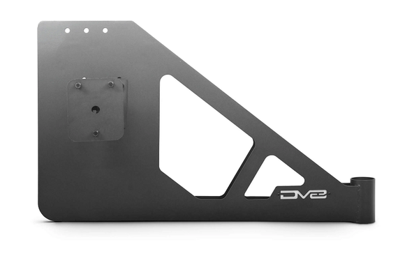 DV8 Offroad Tire Carrier use w/ MTO Series Full Width Rear Bumper fits '07-'18 Jeep Wrangler JK / JKU