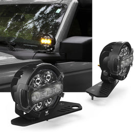 Vision X A Pillar Light Kit CR7 Pro Driving Lights for 21+ Ford Bronco 9964270