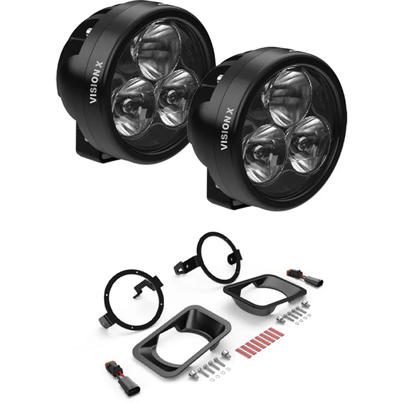 Vision X LED Fog Light Kit w/ CR-3 or CR-4 Lights for 15-20 Ford F150 17-21 F250 F350