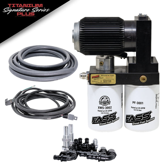 FASS Titanium PLUS 250 GPH Fuel Pump 98.5-04 Ram Cummins 5.9L — complete FASS fuel-system kit