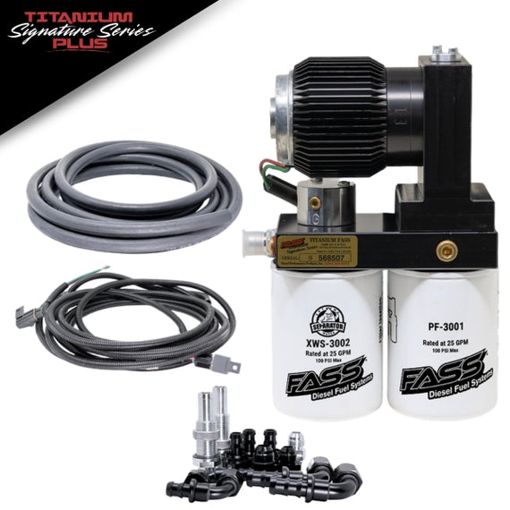 FASS Titanium PLUS 100 GPH Fuel Pump 98.5-04 Ram Cummins 5.9L — complete FASS fuel-system kit