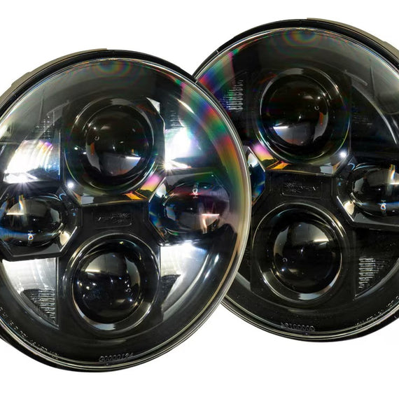 Morimoto Lighting Sealed 7 LED Headlights For 07-18 Jeep Wrangler JK