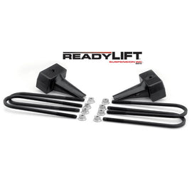 ReadyLift 4" Rear Block Kit for '99-'10 Ford F250 F350 4WD 1 Piece Driveshaft