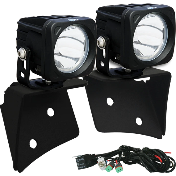 Vision X VSPEC A Pillar Kit Optimus Lights For '07-'18 Jeep Wrangler JK 9888408