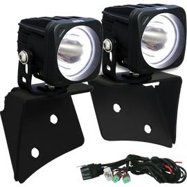 Vision X A Pillar Light Kit Optimus Halo For '07-'18 Jeep Wrangler JK 9892481