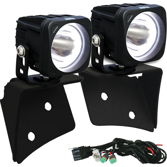 Vision X A Pillar Light Kit Optimus Halo For '07-'18 Jeep Wrangler JK 9892481