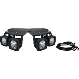 Vision X Fog Light Kit w/ XIL-OP110 Lights For '10-'14 Ford Raptor 9133515