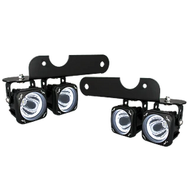 Vision X Fog Light Kit w/ Optimus Halo Lights For '17-'20 Ford Raptor 9906096