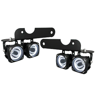 Vision X Fog Light Kit w/ Optimus Halo Lights For '17-'20 Ford Raptor 9906096