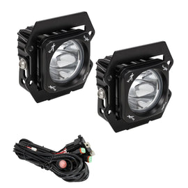 Vision X 3.0" CG2 Single LED Fog light Kit for 19-24 Ford Ranger