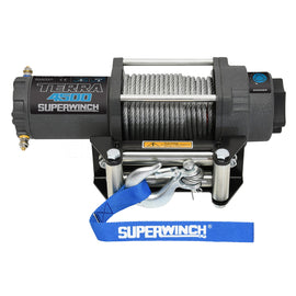 Superwinch Terra 4500 ATV / UTV Winch 1.8 hp 4500 lbs Line Pull Steel Wire Cable