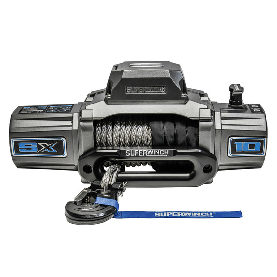Superwinch SX Series SX10SR 10,000 lb Winch with Synthetic Rope  For Jeep Truck & SUV