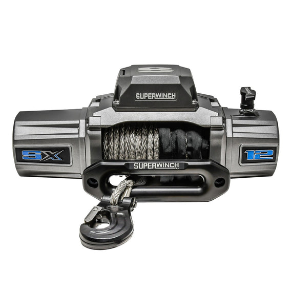 Superwinch SX Series SX12SR 12,000 lb Winch with Synthetic Rope  For Jeep Truck & SUV