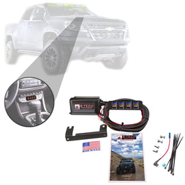 S-Tech 4 Switch System With Relays & Fuses for '15-'22 Chevy Colorado