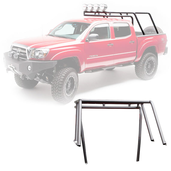 Body Armor 4x4 2005-2015 Toyota Tacoma Crew Cab Bed Accessories Sport Rack + Basket