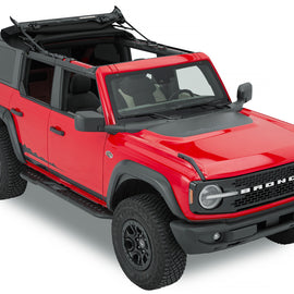 Bestop Skyrider Retractable Top for Hardtop ( Black Twill ) for '21-'24 Ford Bronco 4 Door 52462-17
