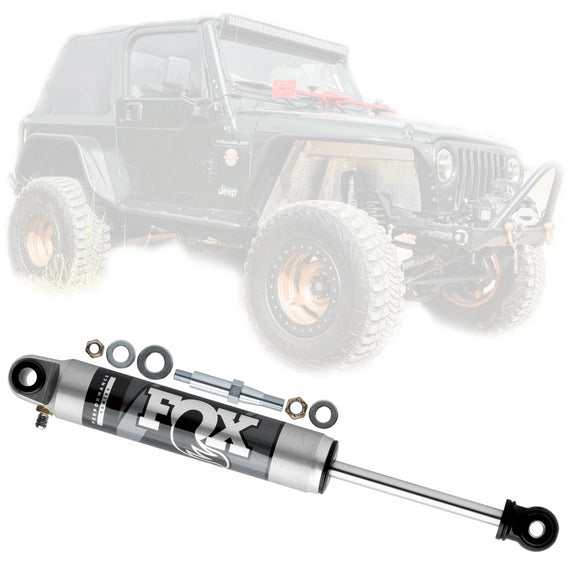Fox 2.0 Performance Series Front Steering Stabilizer for 1997-2006 Jeep Wrangler TJ LJ
