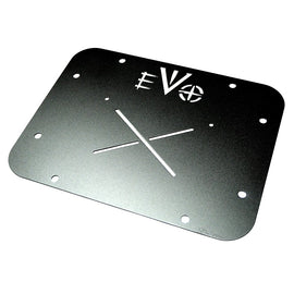 EVO MFG Gate Plate Vent Delete (Black) For '07-'18 Jeep Wrangler JK JKU