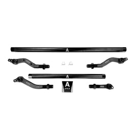 Apex Chassis 2.5 Ton Steering Kit Blk Steel w/D30 OTK For '18+ Jeep Wrangler JL